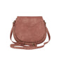 Grey Crossbody Leather Purse Shoulder Bag - Purpose + Passion Boutique