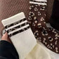 Half Crew Leopard Socks - Purpose + Passion Boutique