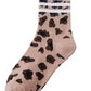 Half Crew Leopard Socks - Purpose + Passion Boutique