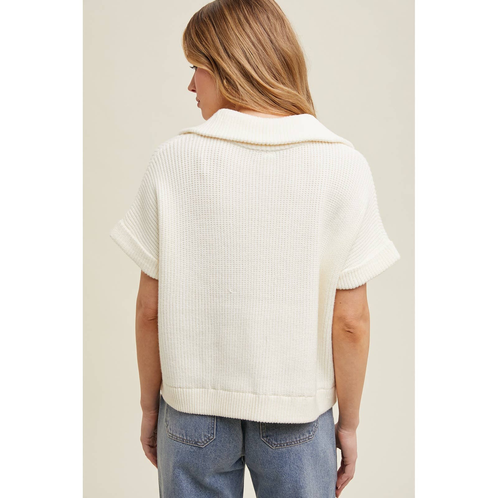 Half - Zip Pullover Sweater - Purpose + Passion Boutique
