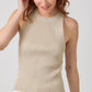 Halter Neck Ribbed Tank - Purpose + Passion Boutique