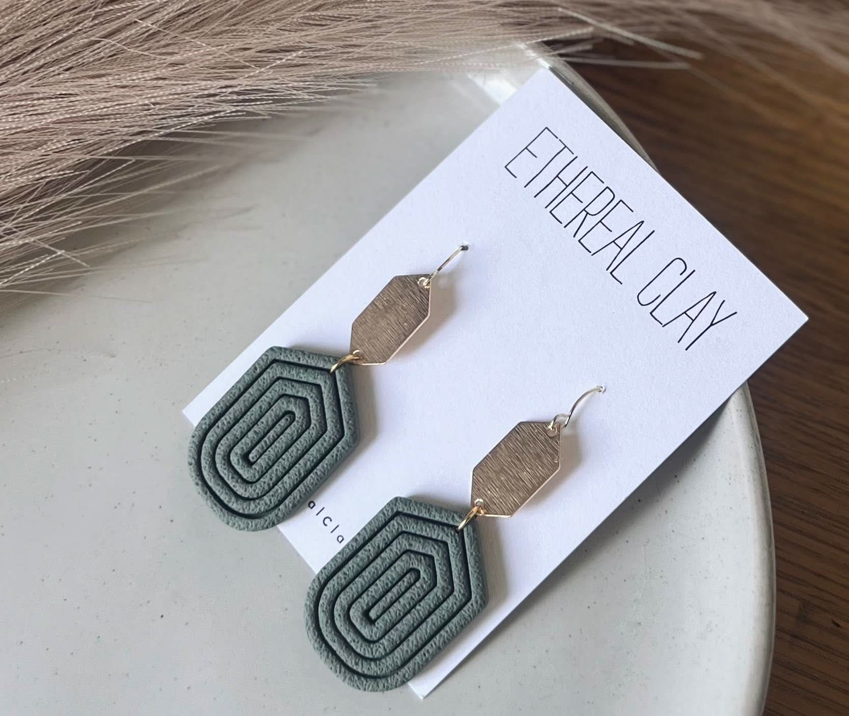 Handmade Clay Earrings - Purpose + Passion Boutique