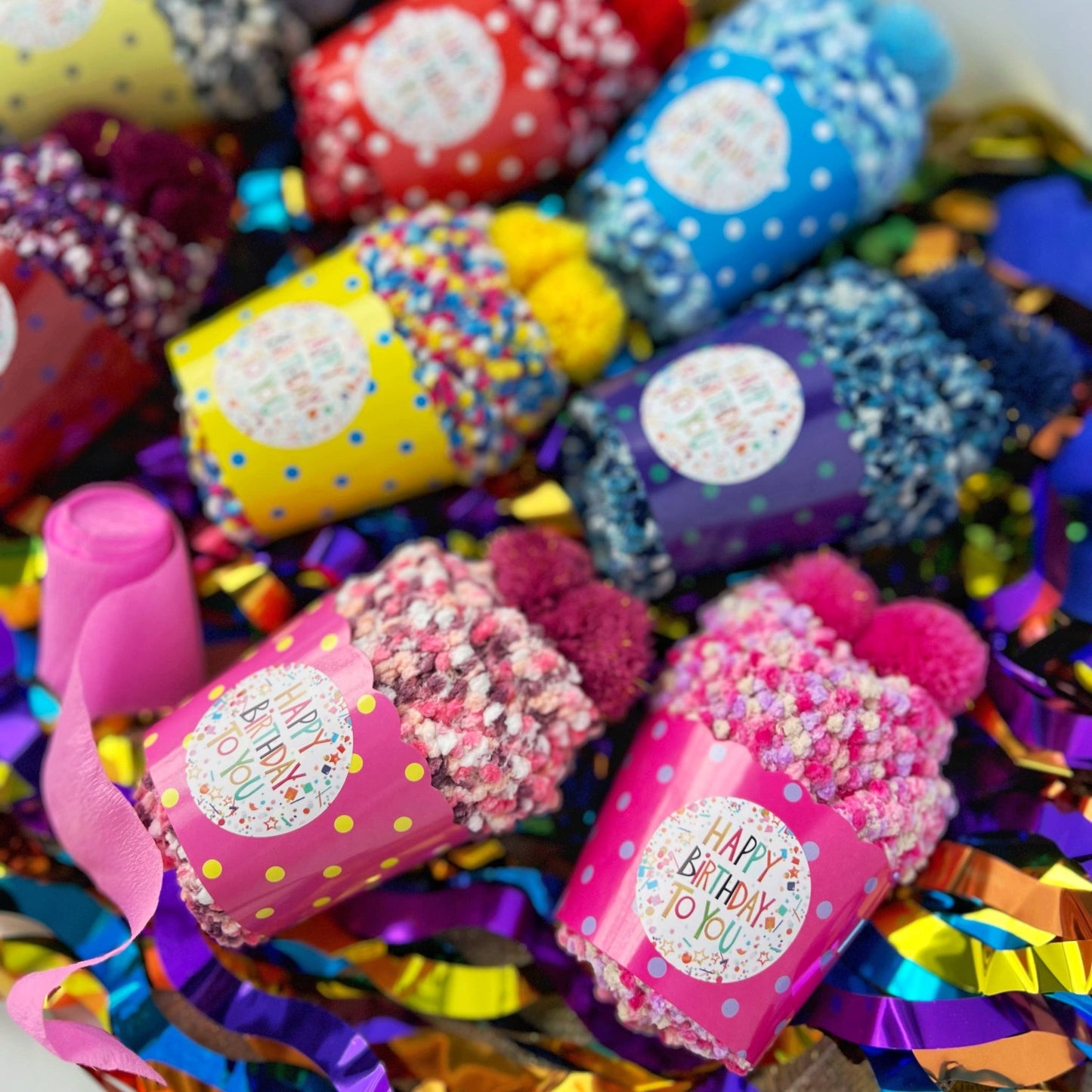 "Happy Birthday" Cozy Cupcake Socks - Purpose + Passion Boutique