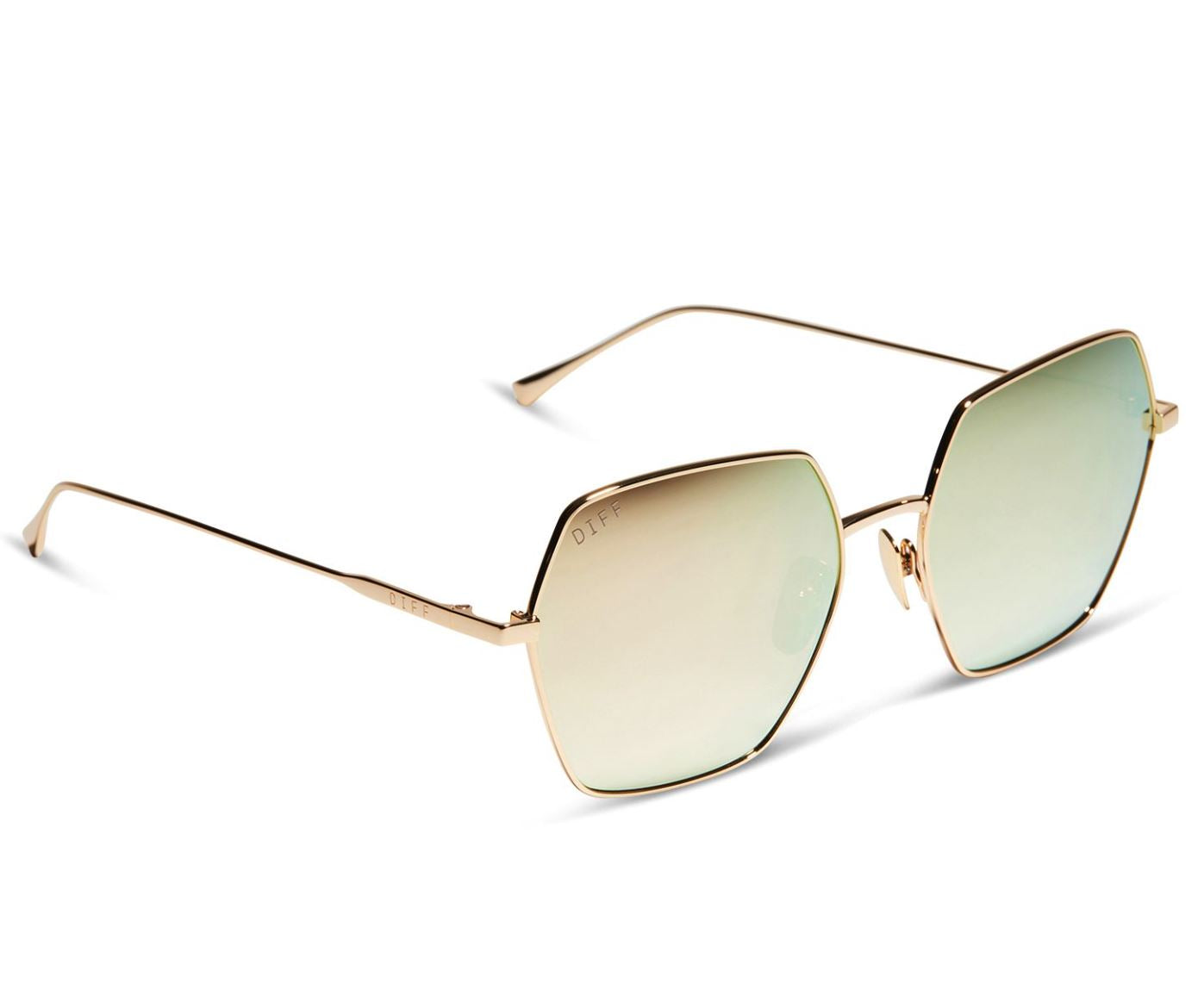 Harlowe Gold + Taupe Sunglasses