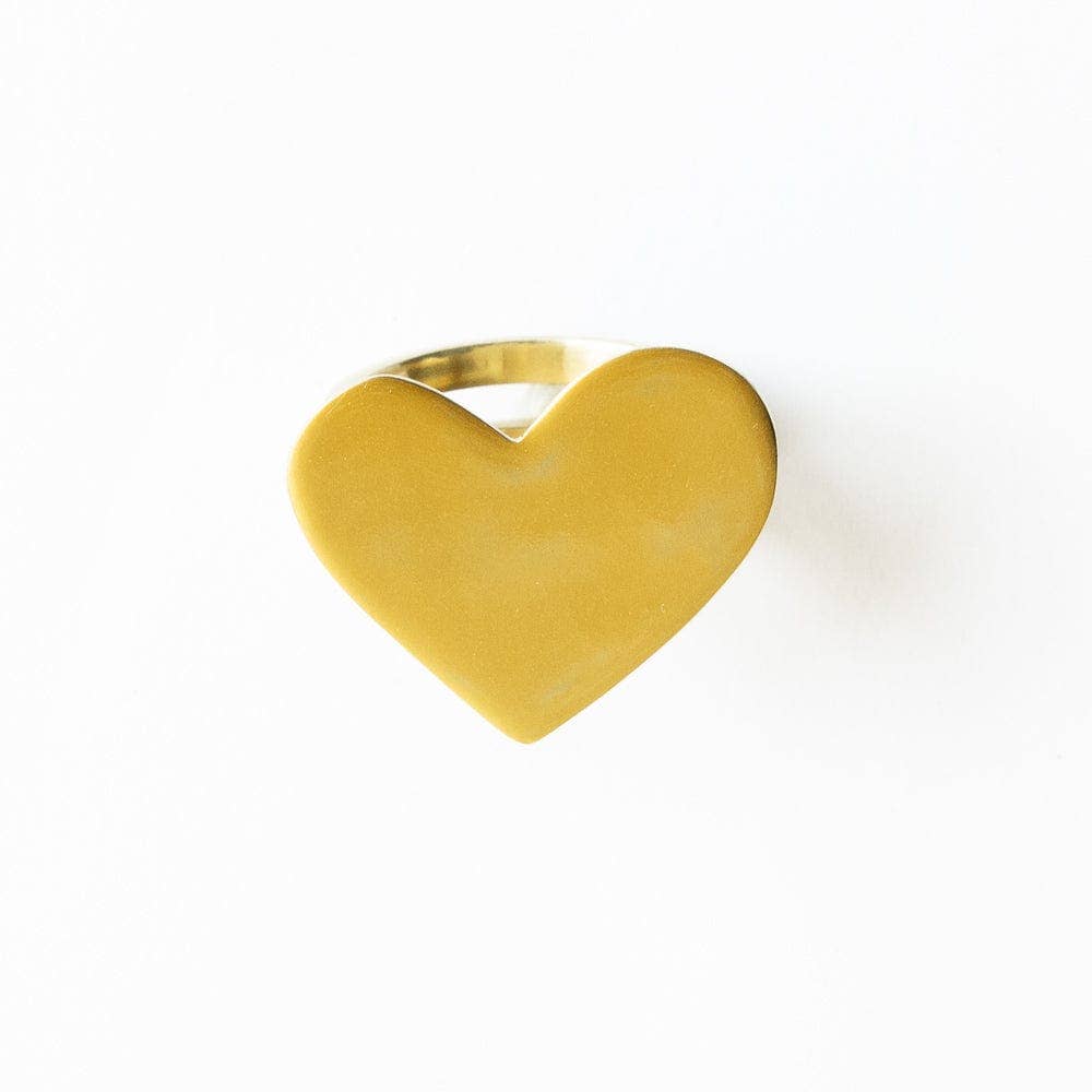 Harper Heart Bandana Brass Ring - Purpose + Passion Boutique