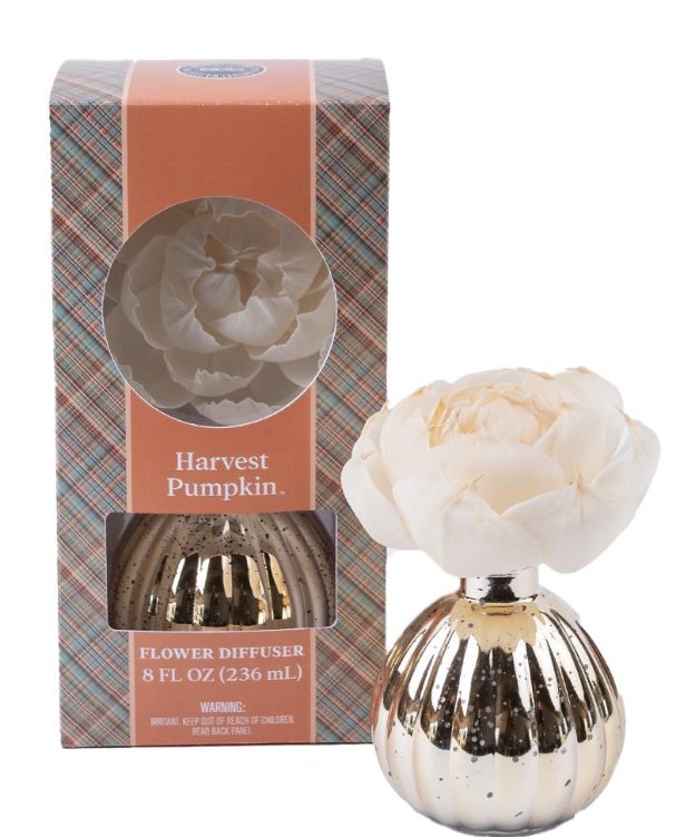 Harvest Pumpkin Flower Diffuser - Purpose + Passion Boutique