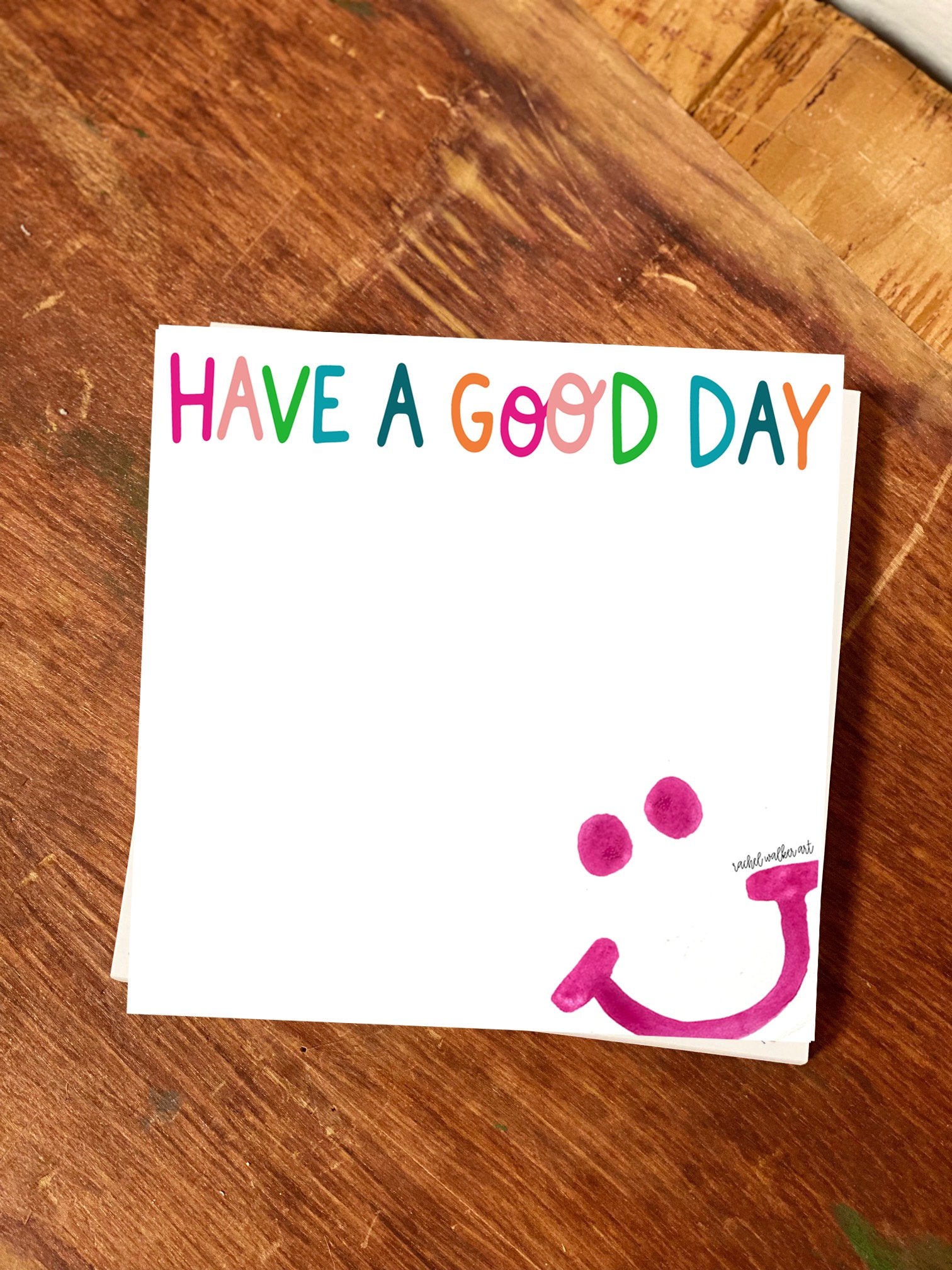 Have a Good Day Chunky Notepad - Purpose + Passion Boutique