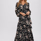 Hazelnut Floral Print Wrap Maxi Dress - Purpose + Passion Boutique