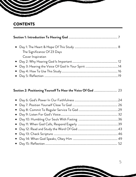 Hearing God: 23 days to discern the guiding voice of God - Purpose + Passion Boutique