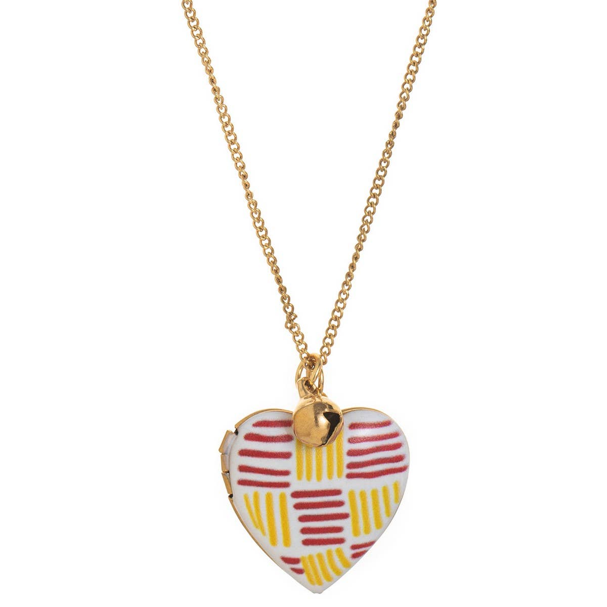 Heart Locket Gold Plated Oval Photo Necklace - Purpose + Passion Boutique