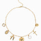 Heart Multi Gold Chunky Charm Necklace - Purpose + Passion Boutique