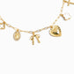 Heart Multi Gold Chunky Charm Necklace - Purpose + Passion Boutique