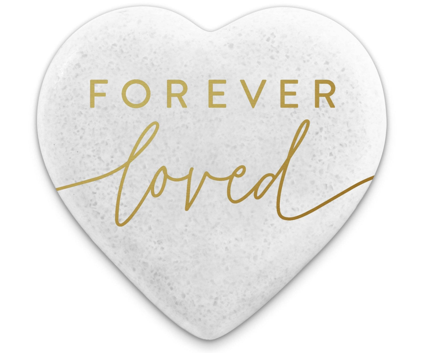 Heartfelt Sympathy Heart Stone Card - Purpose + Passion Boutique