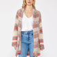 Heathered Stripe Chunky Coatigan - Dusty Pink - Purpose + Passion Boutique