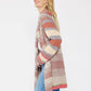 Heathered Stripe Chunky Coatigan - Dusty Pink - Purpose + Passion Boutique