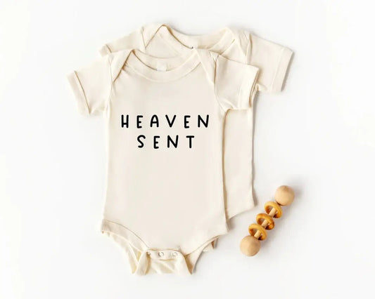 Heaven Sent Baby Long Sleeve Bodysuit - Purpose + Passion Boutique