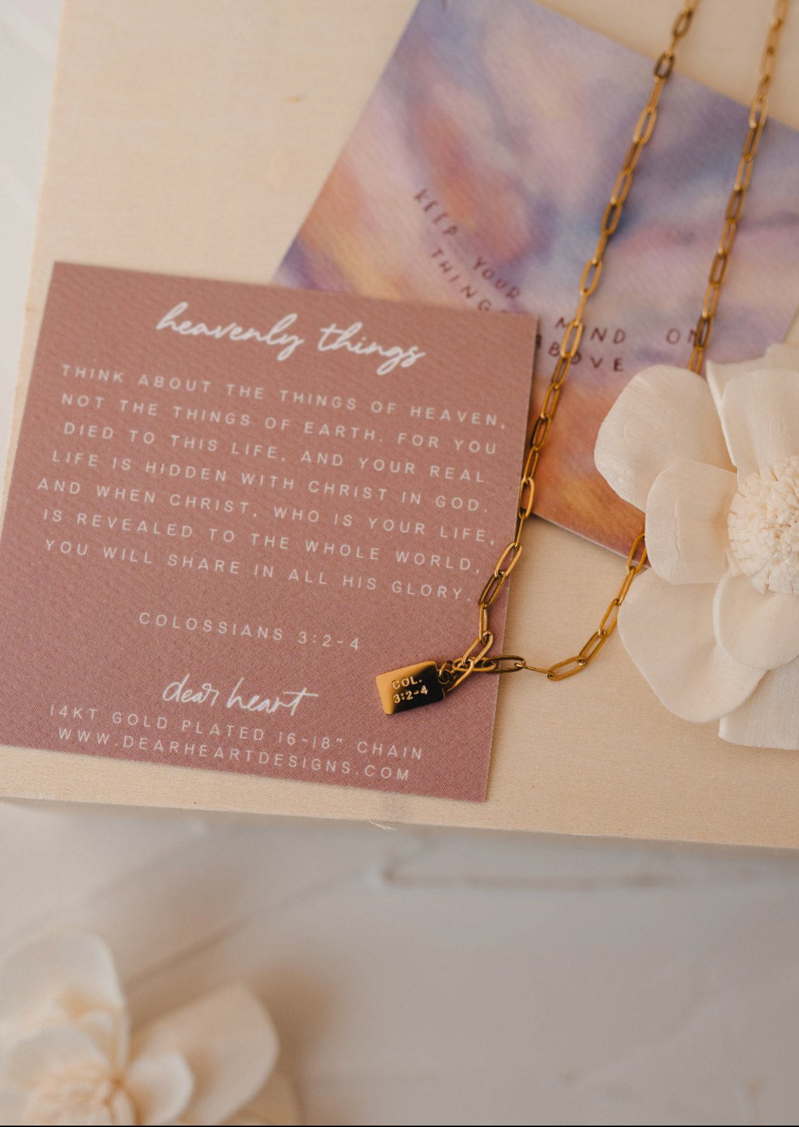 Heavenly Things Mini Tag Necklace - Purpose + Passion Boutique