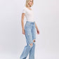 Hello High Rise Distressed Wide Leg Jean - Purpose + Passion Boutique