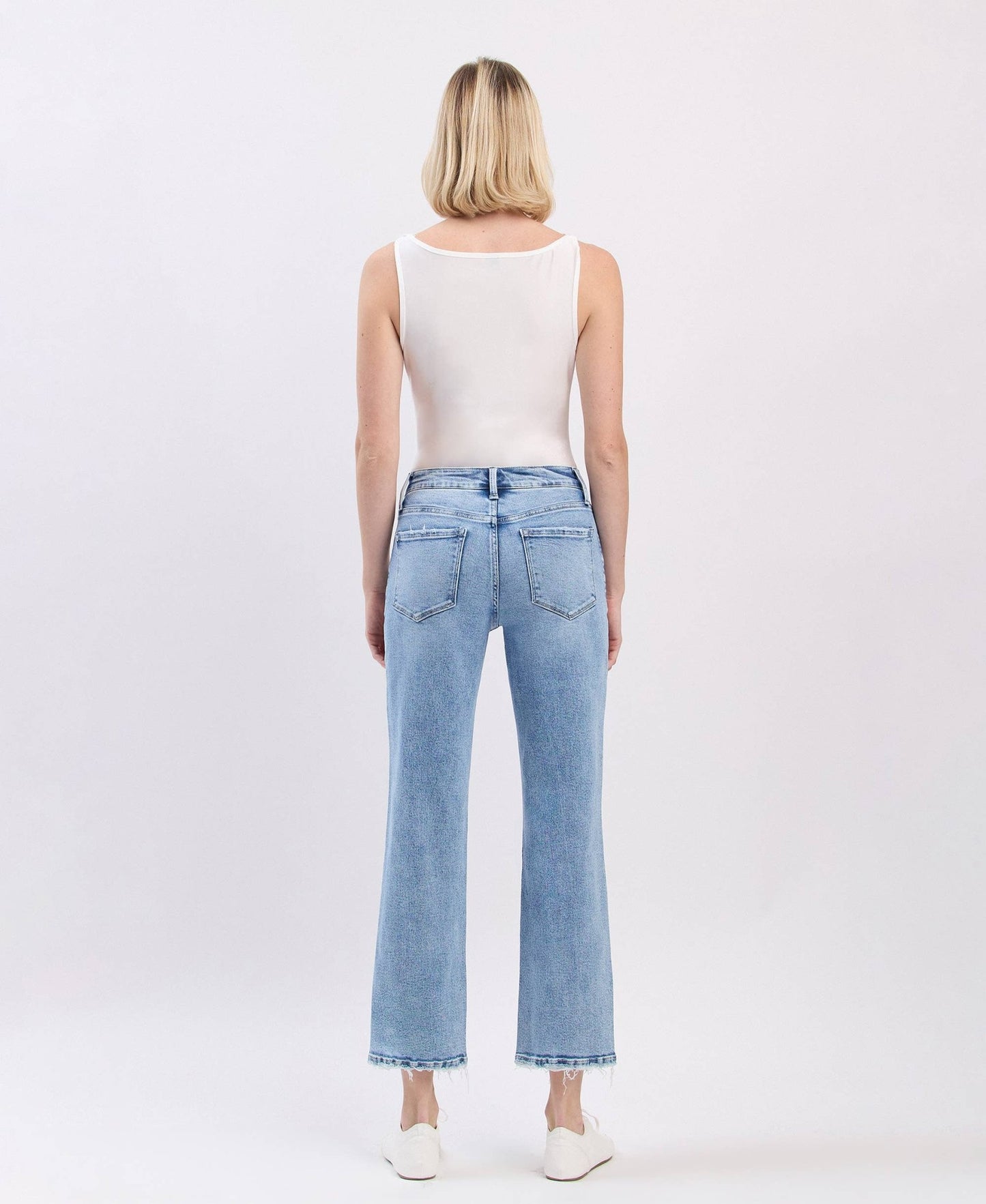 High Rise Ankle Straight Jeans - Purpose + Passion Boutique