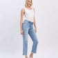 High Rise Ankle Straight Jeans - Purpose + Passion Boutique