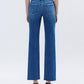 High Rise Clean Cut Raw Hem Straight Jeans - Purpose + Passion Boutique