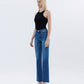 High Rise Clean Cut Raw Hem Straight Jeans - Purpose + Passion Boutique