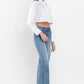 High Rise Wide Leg Jeans with Trouser Hem Detail - Purpose + Passion Boutique