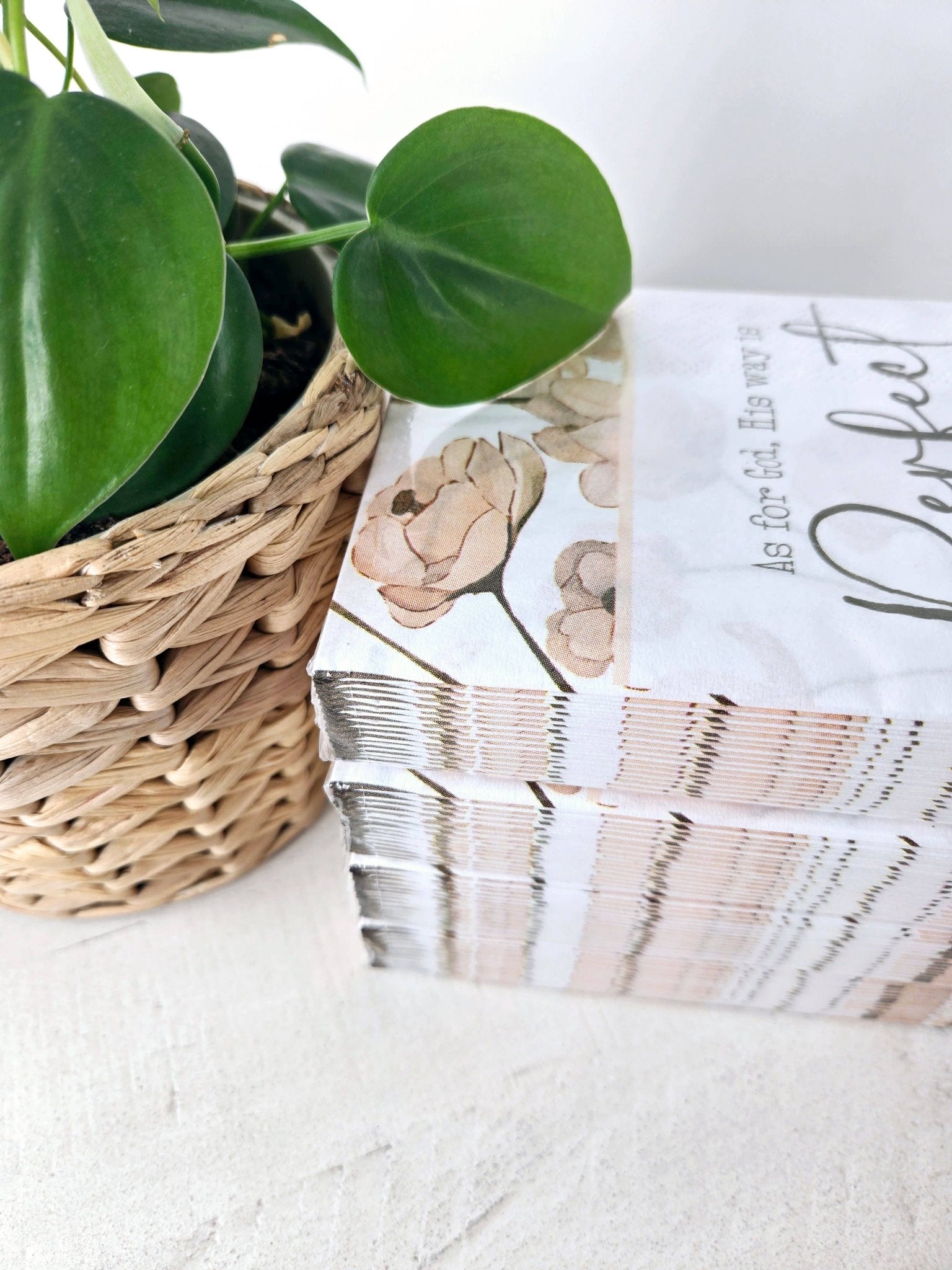 His Way Is Perfect Paper Napkins | 16 ct Scripture Napkins - Purpose + Passion Boutique
