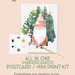 Holiday Greetings Watercolor Postcards: All in One Kit - Purpose + Passion Boutique