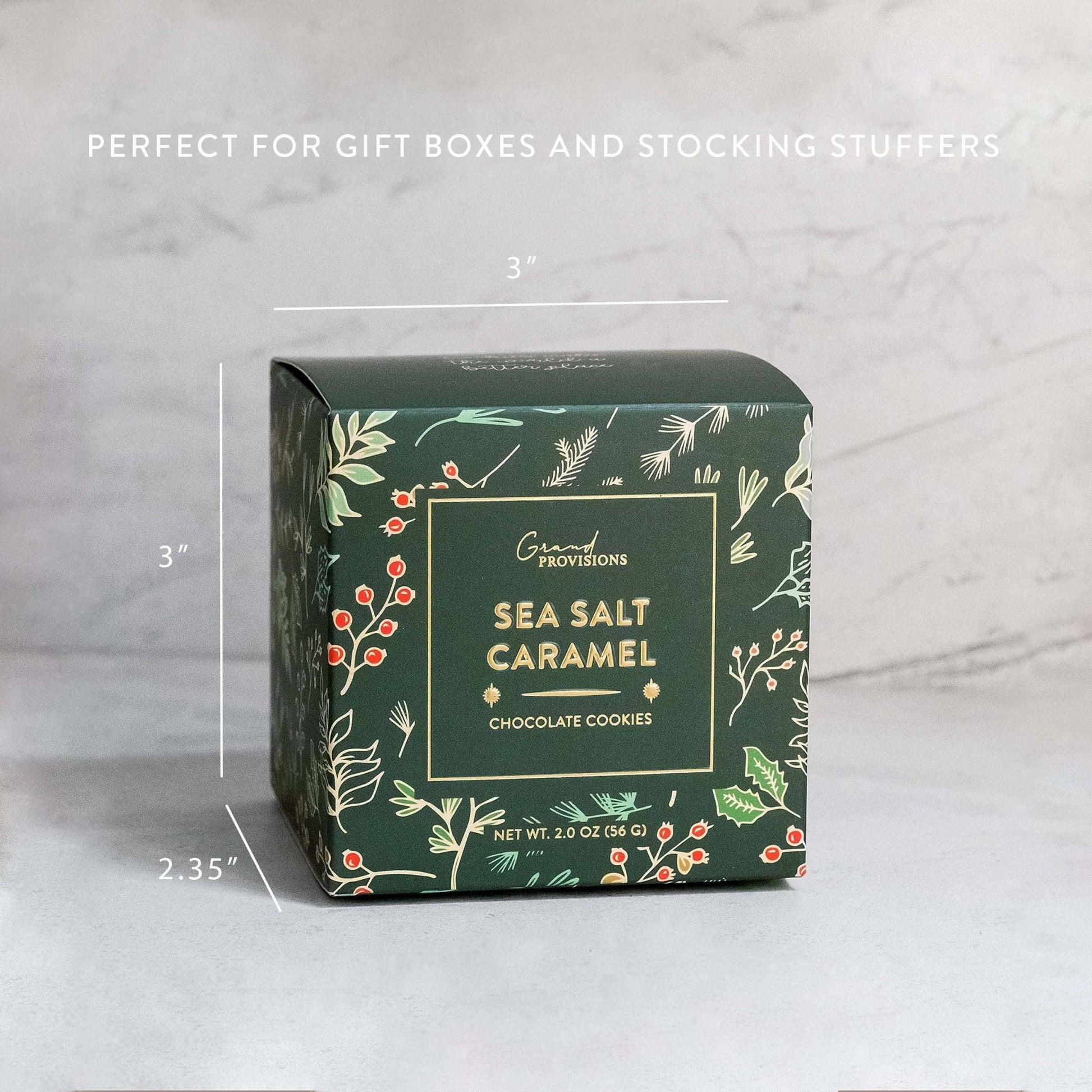 Holiday Sea Salt Caramel Cocoa Cookies (2 oz) - Purpose + Passion Boutique