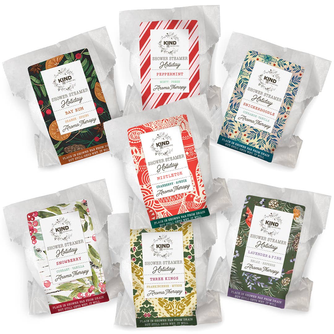Holiday Shower Steamers - Purpose + Passion Boutique