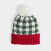 Holly Houndstooth Knit Hat - Purpose + Passion Boutique