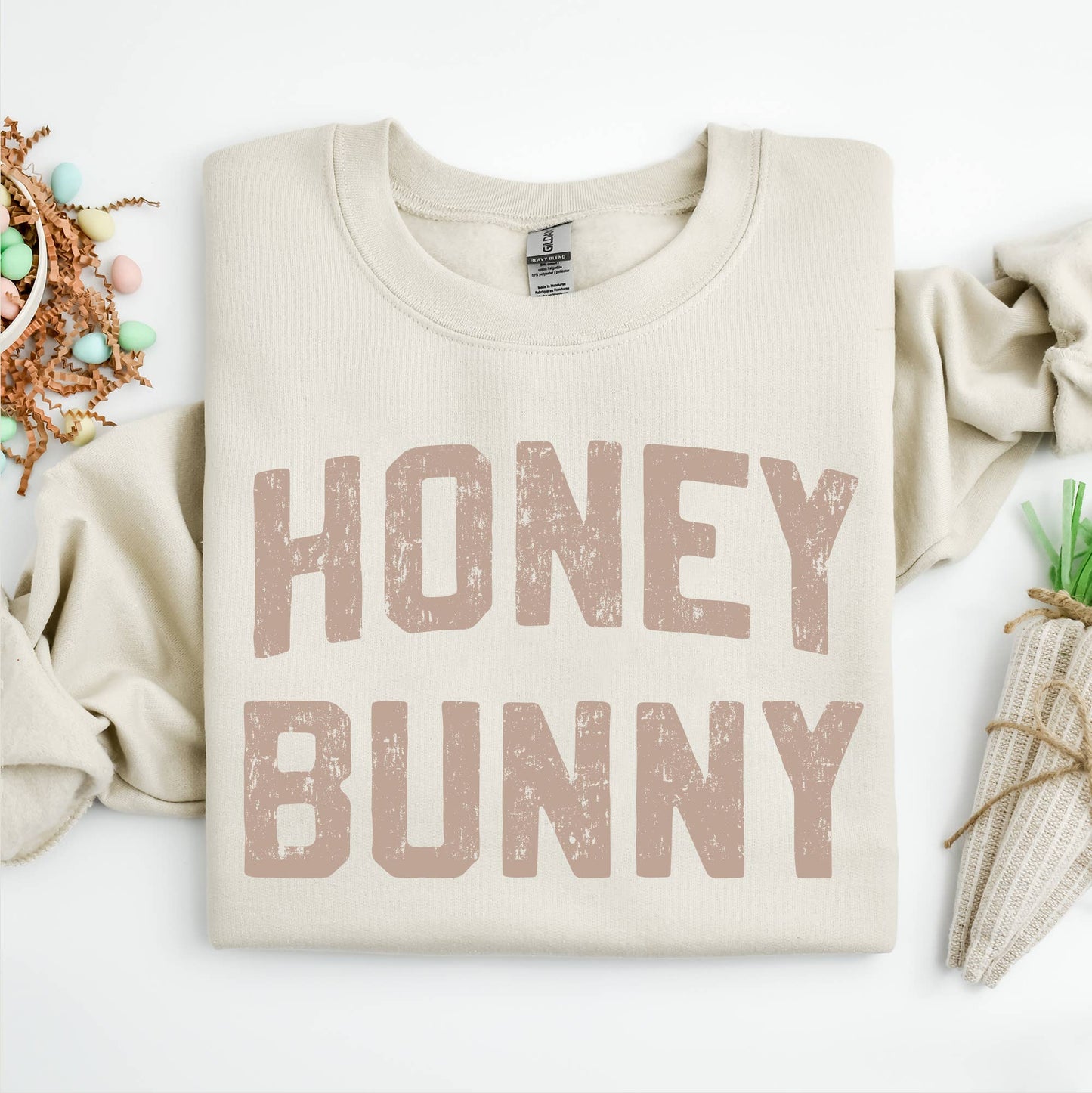 Honey Bunny Crewneck Sweatshirt - Purpose + Passion Boutique