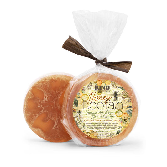 Honey Loofah Bar Soap - Purpose + Passion Boutique