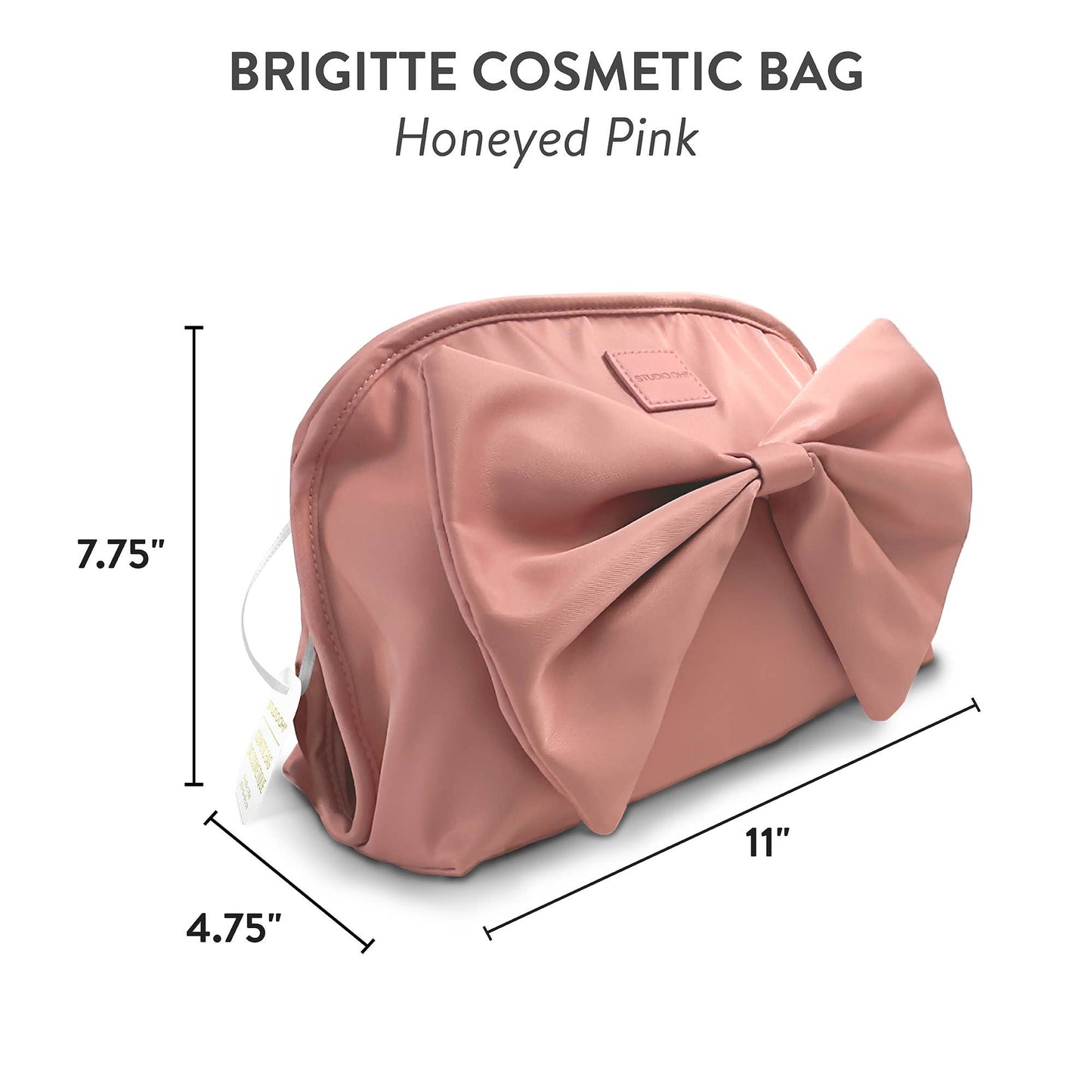 Honeyed Pink Brigitte Cosmetic Pouch - Purpose + Passion Boutique