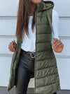 Hooded Zipper Quilted Outerwear Vest - Purpose + Passion Boutique