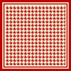 Houndstooth Pattern Printed Square Silky Satin Scarf Shawl - Purpose + Passion Boutique