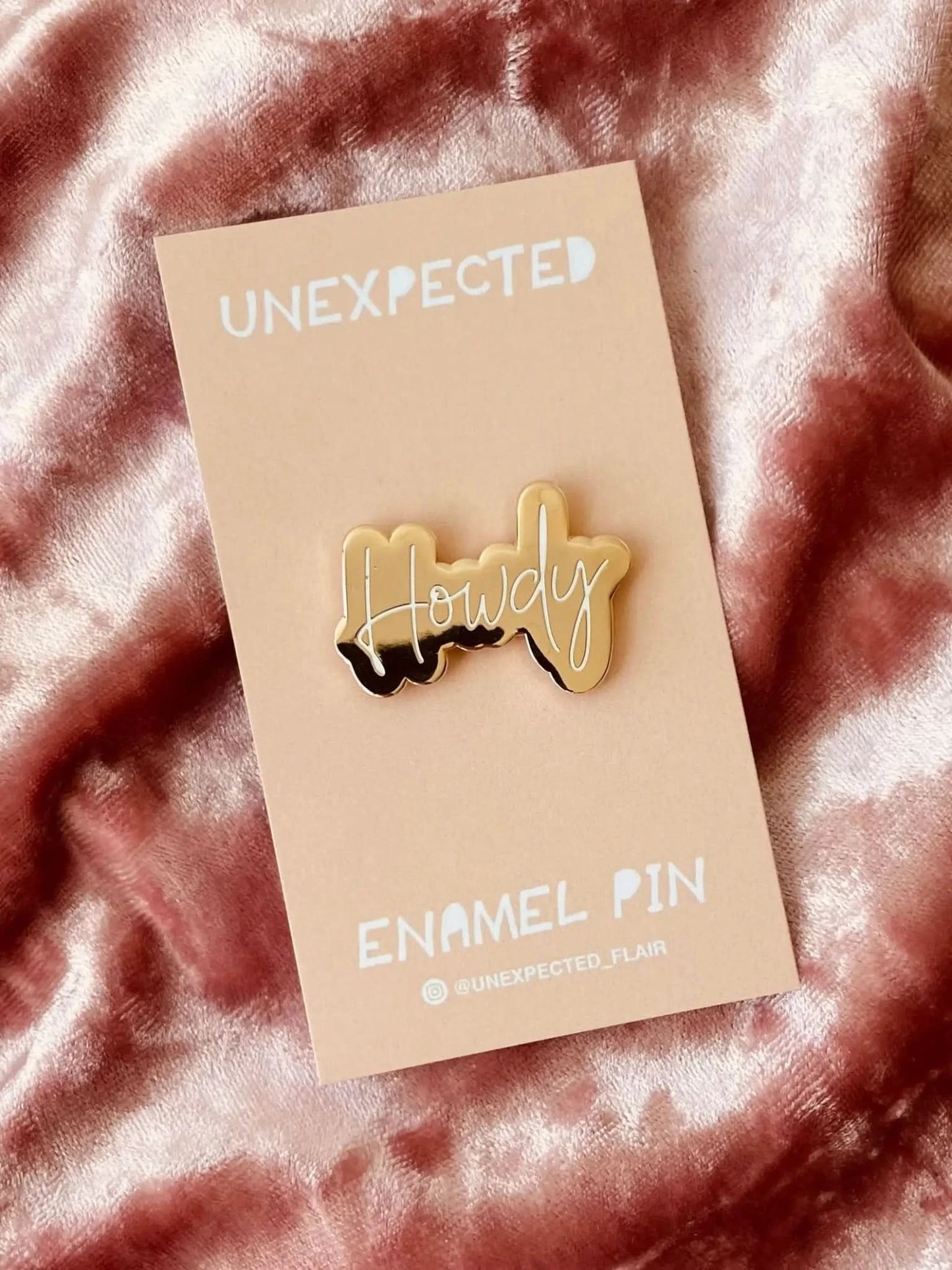 Howdy Enamel Pin - Purpose + Passion Boutique