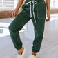 Hunter Green Drawstring Joggers - Purpose + Passion Boutique