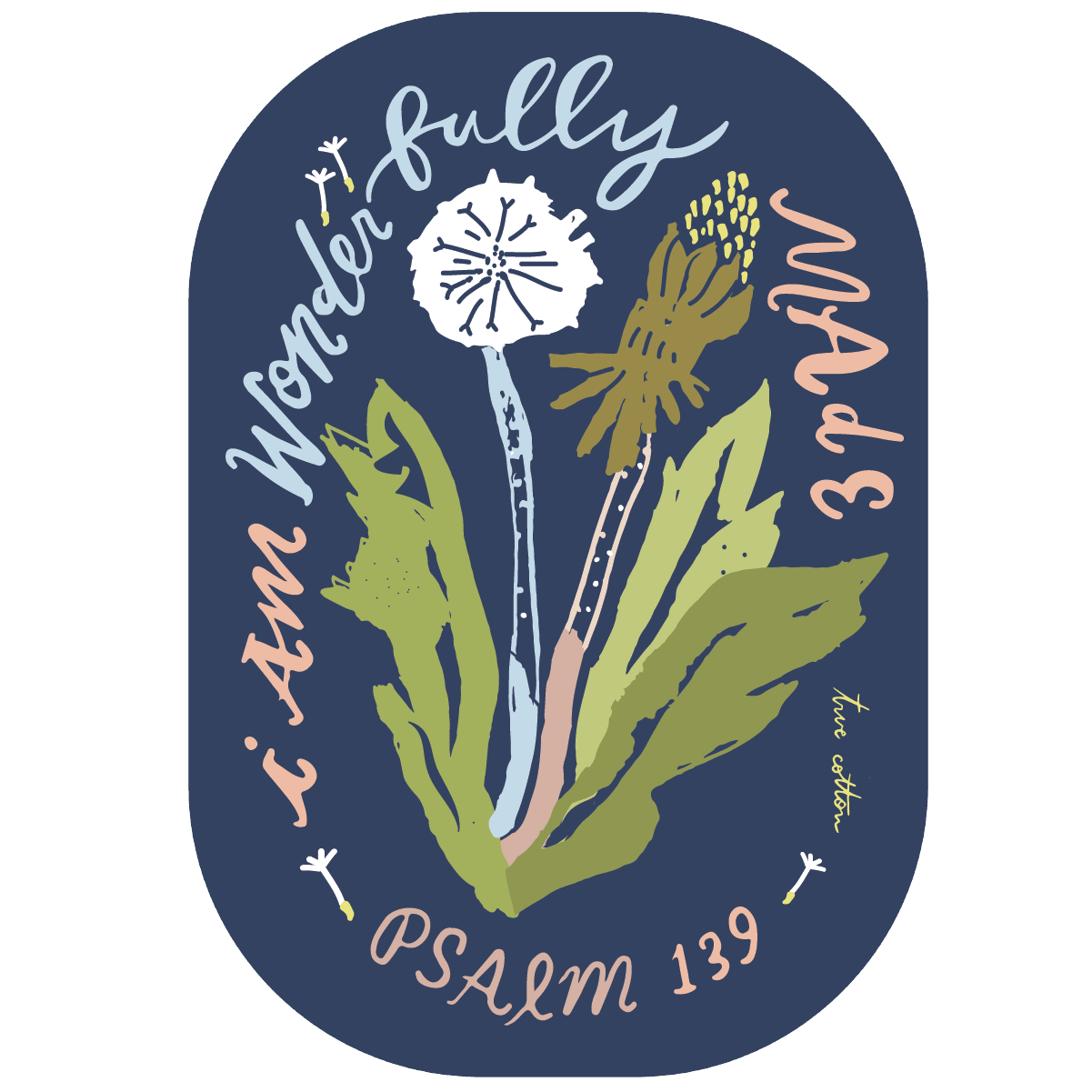 I am Wonderfully Made Sticker - Purpose + Passion Boutique