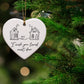 I Wish You Lived Next Door Heart Ornament - Purpose + Passion Boutique
