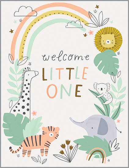 In The Jungle Baby Greeting Card - Purpose + Passion Boutique