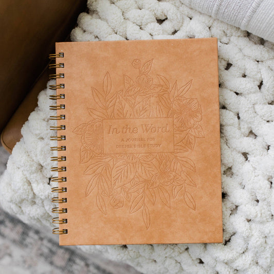 In the Word Journal | Leatherette Floral - Purpose + Passion Boutique