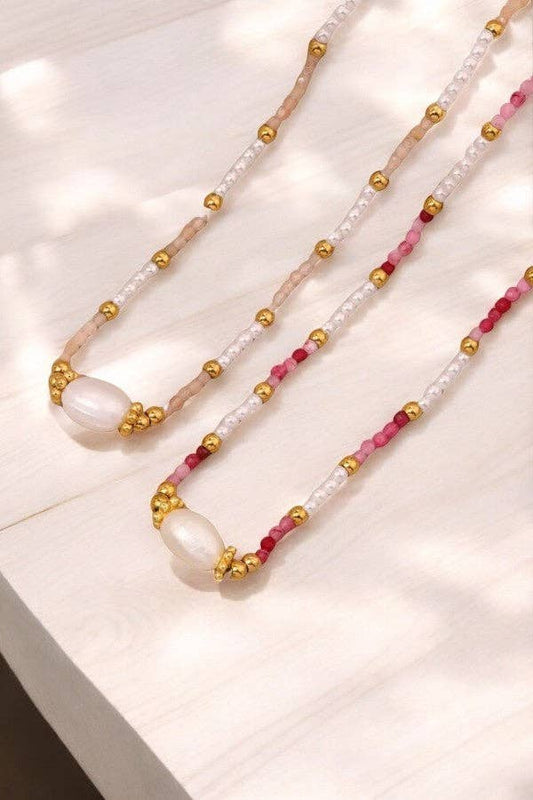 Indie Beaded Necklace - Purpose + Passion Boutique