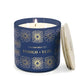 Indigo + Yuzu - 3 Wick Clear Glass Tumbler Soy Candle - Purpose + Passion Boutique