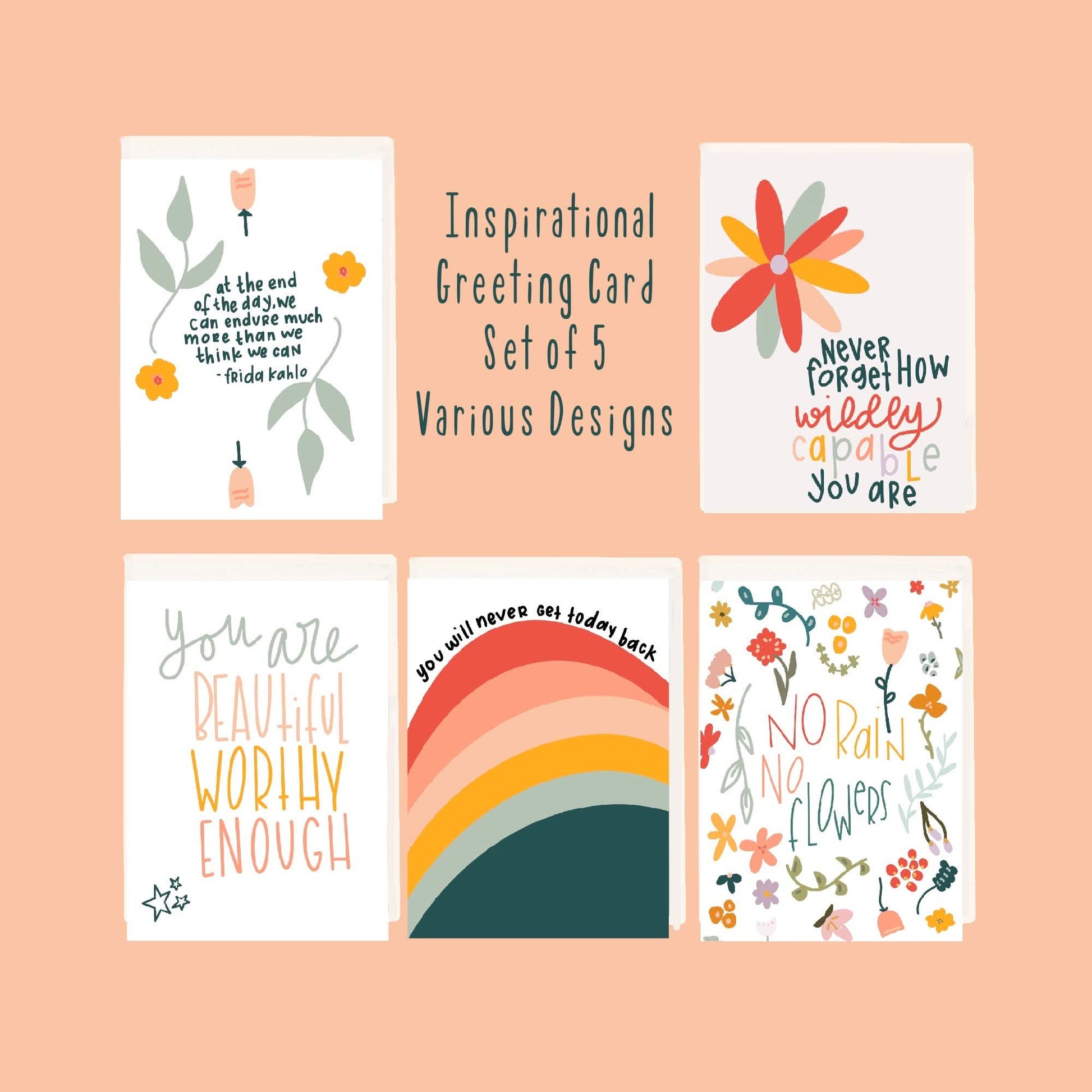 Inspirational Greeting Card Set - Purpose + Passion Boutique