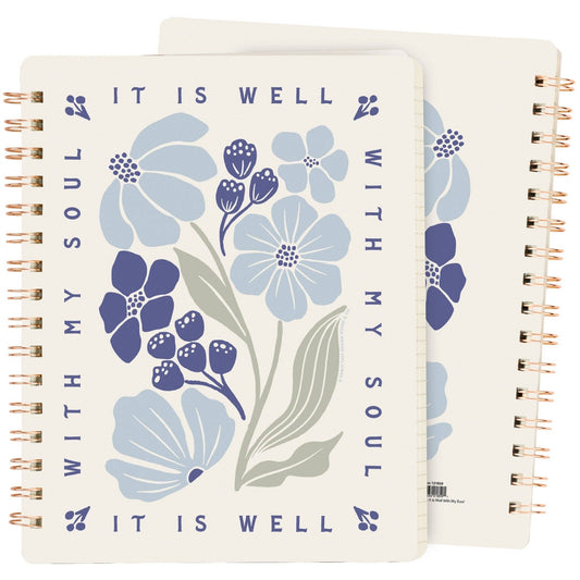 It Is Well With My Soul Spiral Notebook - Purpose + Passion Boutique