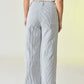 Ivory & Blue Kylie Pinstripe Pants - Purpose + Passion Boutique
