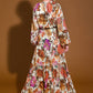 Ivory Floral Woven Maxi Dress - Purpose + Passion Boutique