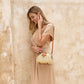 Ivory Rattan Clam Shell Convertable Crossbody - Purpose + Passion Boutique